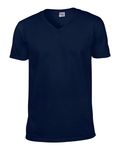 Gildan Adult Softstyle V-Neck T-Shirt Navy