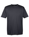 UltraClub Men's Cool & Dry Sport Performance InterlockT-Shirt BLACK