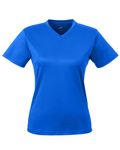UltraClub Ladies' Cool & Dry Sport V-Neck T-Shirt ROYAL