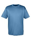 UltraClub Men's Cool & Dry Sport Performance InterlockT-Shirt Indigo