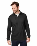 Devon & Jones New Classics Men's Performance Quarter-Zip BLACK