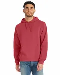 ComfortWash by Hanes Unisex Pullover Hooded Sweatshirt Crimson Fall