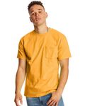 Hanes Men's Authentic-T Pocket T-Shirt Gold