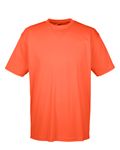 UltraClub Men's Cool & Dry Sport Performance InterlockT-Shirt Orange