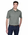 Harriton Men's Micro-Piqu Polo Charcoal