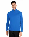 North End Men's Revive Coolcore Quarter-Zip Lt Nautical Blue