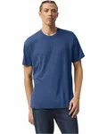 American Apparel Unisex Triblend Short-Sleeve Track T-Shirt Tri Indigo
