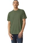 American Apparel Unisex Triblend Short-Sleeve Track T-Shirt Tri Olive
