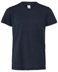 Bella + Canvas Youth Triblend Short-Sleeve T-Shirt Navy Triblend