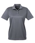 UltraClub Ladies' Cool & Dry Sport Polo Charcoal