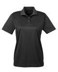 UltraClub Ladies' Cool & Dry Sport Polo BLACK