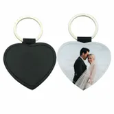 Heart Leather Keychain