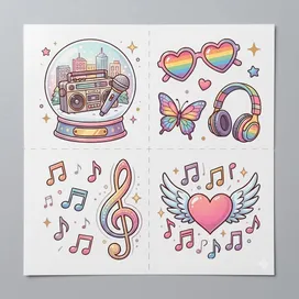 Tear & Share Tattoos - Custom Stickers Now