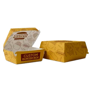 Hamburger Box - Custom Stickers Now