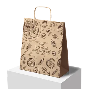 Kraft Paper Packaging Bag - Custom Stickers Now