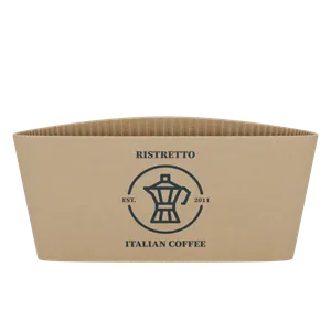 Corrugated Cup Sleeve - Custom Stickers Now