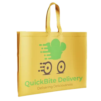 Custom Large Non-Woven Tote Bag - Custom Stickers Now