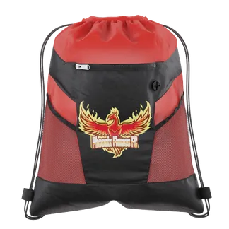 Custom Ripstop Drawstring Bag - Custom Stickers Now