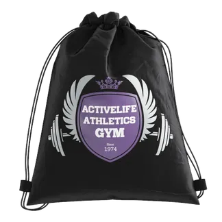 Custom Polyester Drawstring Bag - Custom Stickers Now