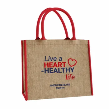 Jute Tote Bags - Custom Stickers Now