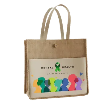 Jute Tote Bags - Custom Stickers Now