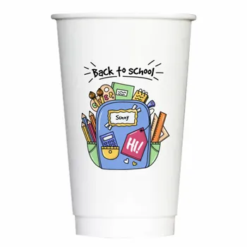 Hot Drink Cups - Custom Stickers Now