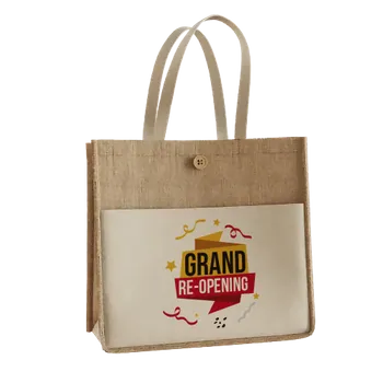 Jute Tote Bags - Custom Stickers Now