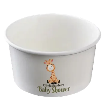 Frozen Dessert Cups - Custom Stickers Now