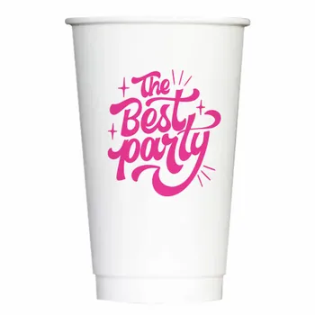 Hot Drink Cups - Custom Stickers Now