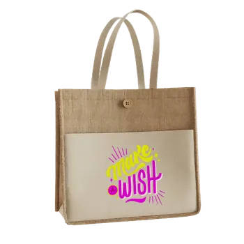 Jute Tote Bags - Custom Stickers Now
