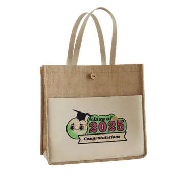 Jute Tote Bags - Custom Stickers Now