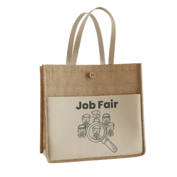 Jute Tote Bags - Custom Stickers Now