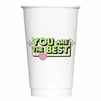 Hot Drink Cups - Custom Stickers Now