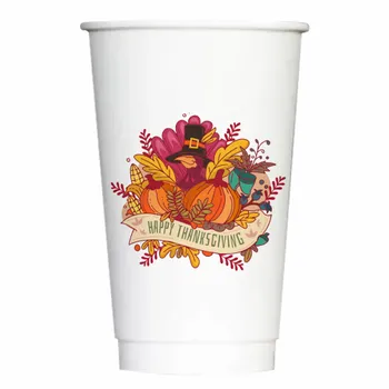 Hot Drink Cups - Custom Stickers Now