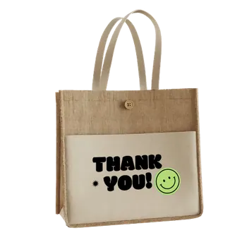 Jute Tote Bags - Custom Stickers Now