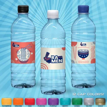 Bottled Water - Custom Stickers Now