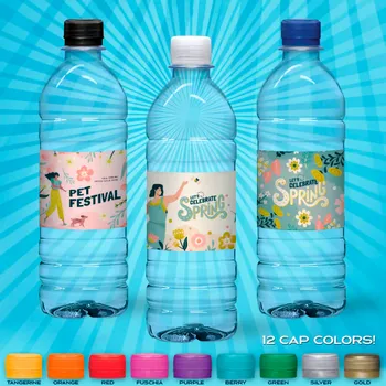 Bottled Water - Custom Stickers Now