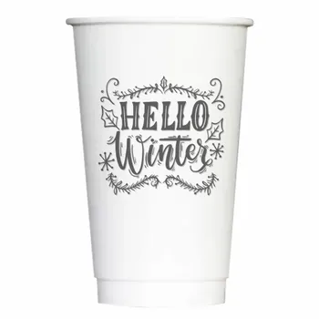Hot Drink Cups - Custom Stickers Now