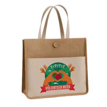 Jute Tote Bags - Custom Stickers Now
