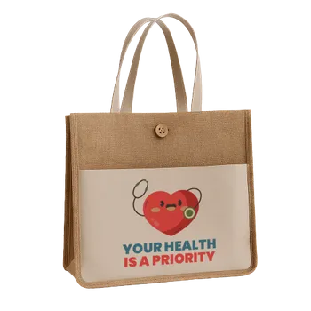 Jute Tote Bags - Custom Stickers Now