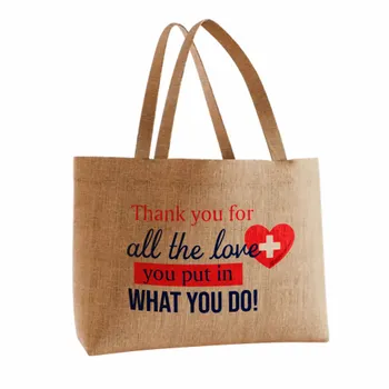Jute Tote Bags - Custom Stickers Now