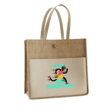 Jute Tote Bags - Custom Stickers Now