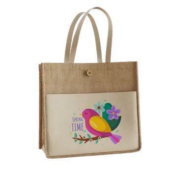 Jute Tote Bags - Custom Stickers Now