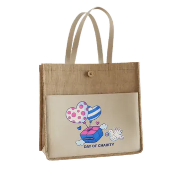 Jute Tote Bags - Custom Stickers Now