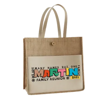 Jute Tote Bags - Custom Stickers Now