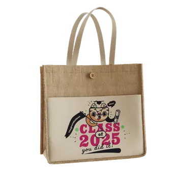 Jute Tote Bags - Custom Stickers Now