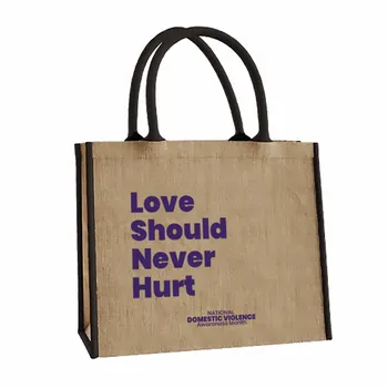 Jute Tote Bags - Custom Stickers Now