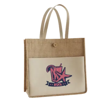 Jute Tote Bags - Custom Stickers Now
