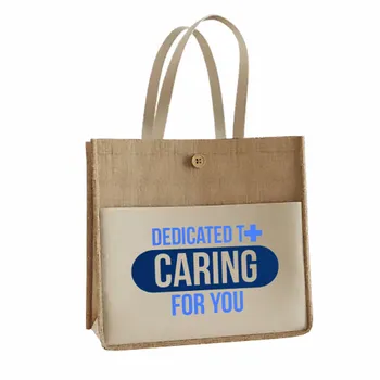 Jute Tote Bags - Custom Stickers Now