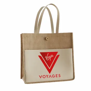 Jute Tote Bags - Custom Stickers Now